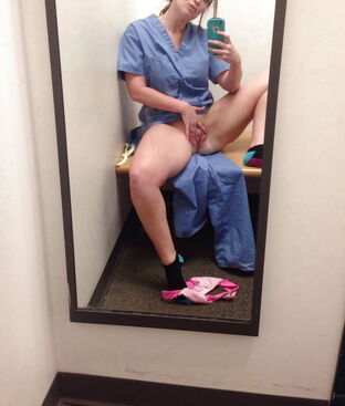 nurse nude selfie
